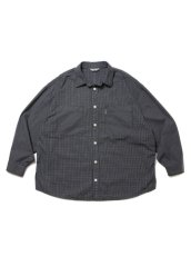 画像1: COOTIE   Garment Dyed Ripstop Check L/S Shirt (1)