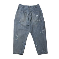 画像2: Liberaiders  【再入荷】STAMPED DENIM SARROUEL PANTS (2)