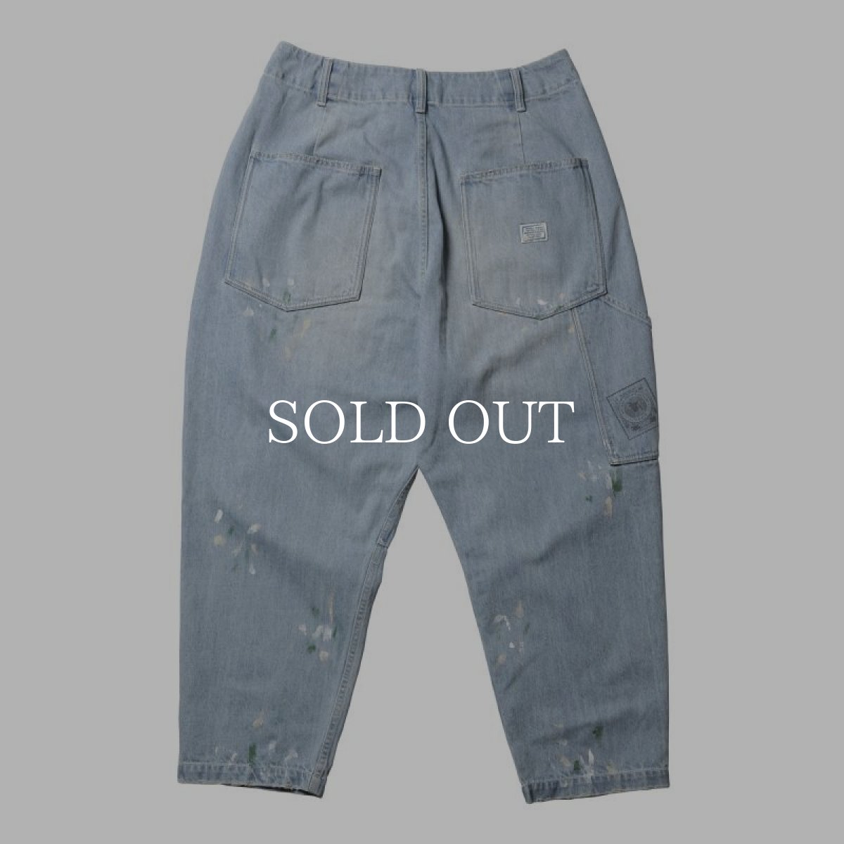 画像9: Liberaiders  【再入荷】STAMPED DENIM SARROUEL PANTS (9)