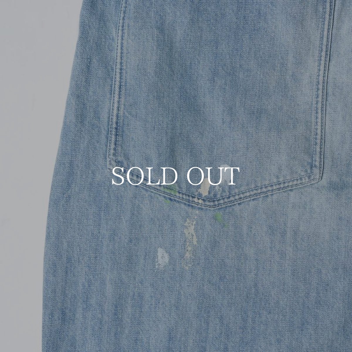 画像8: Liberaiders  【再入荷】STAMPED DENIM SARROUEL PANTS (8)