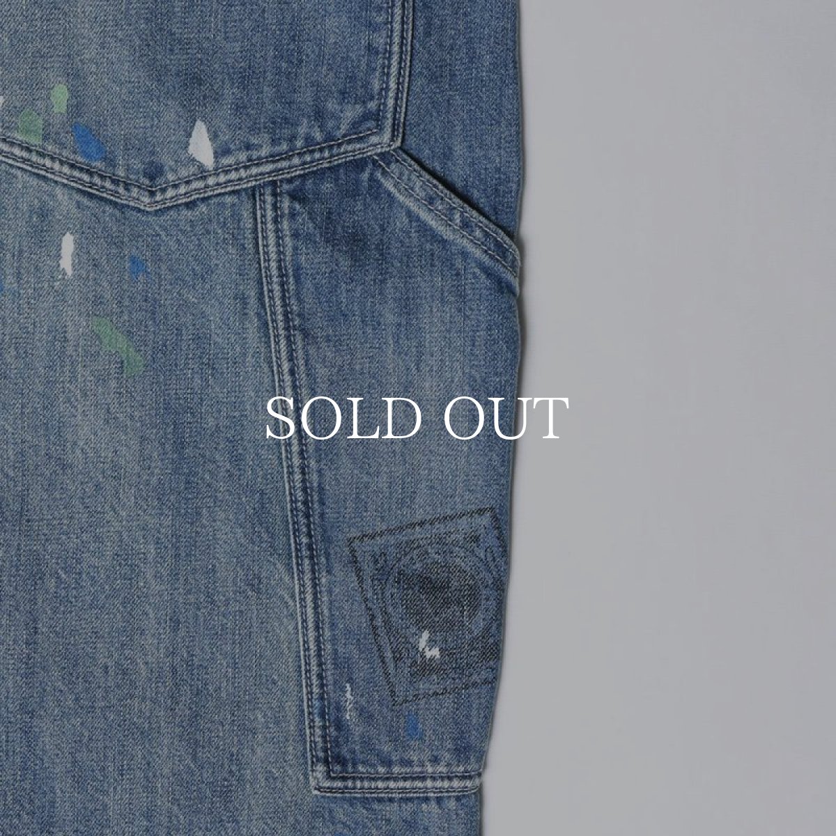 画像6: Liberaiders  【再入荷】STAMPED DENIM SARROUEL PANTS (6)