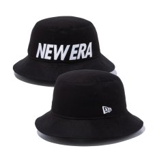 画像1: NEW ERA  バケット01 エッセンシャル NEW ERA ブラック × スノーホワイト (1)