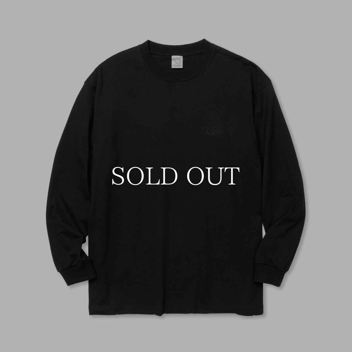 画像1: CALEE  CALEE LOGO DROP SHOULDER L/S TEE (1)