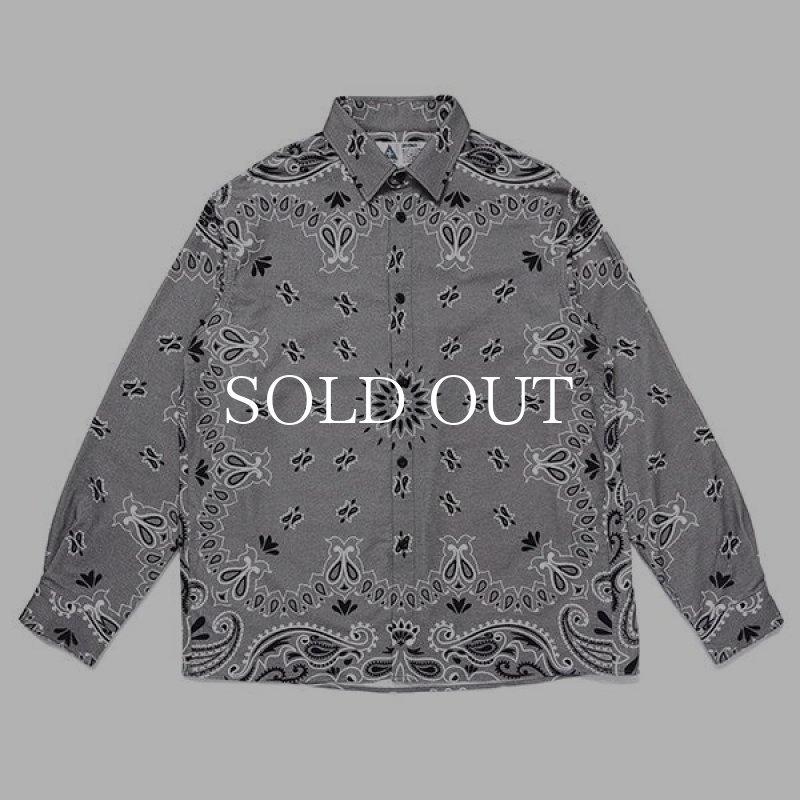 CHALLENGER L/S BANDANA NEL SHIRT CLG-SH 023-011 公式通販