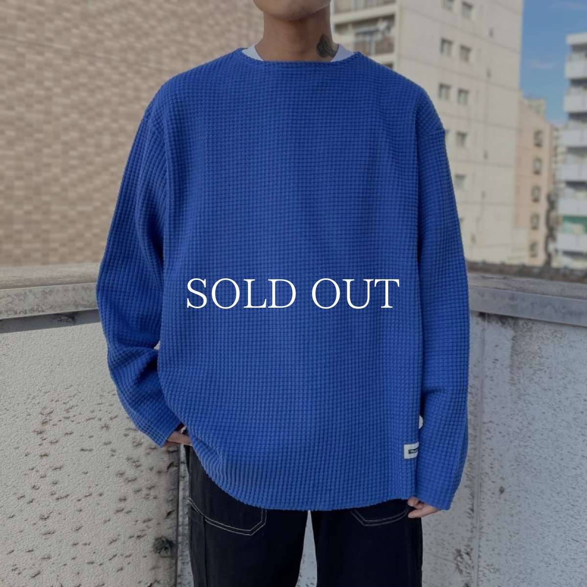 画像13: RADIALL  BIG WAFFLE - BOAT NECK T-SHIRT L/S (13)