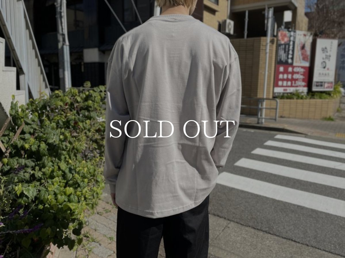 画像8: CALEE  CALEE LOGO DROP SHOULDER L/S TEE (8)