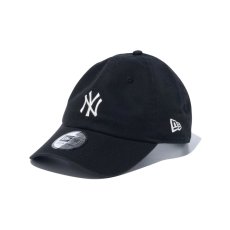 画像7: NEW ERA  カジュアルクラシック MLB Casual Classic ニューヨーク・ヤンキース ミッドロゴ ブラック × クロームホワイト (7)