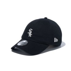 画像1: NEW ERA  カジュアルクラシック MLB Casual Classic シカゴ・ホワイトソックス ミッドロゴ ブラック × クロームホワイト (1)