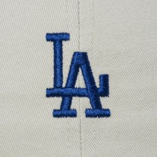 画像4: NEW ERA  カジュアルクラシック MLB Casual Classic ロサンゼルス・ドジャース ミッドロゴ ストーン × ブルー (4)