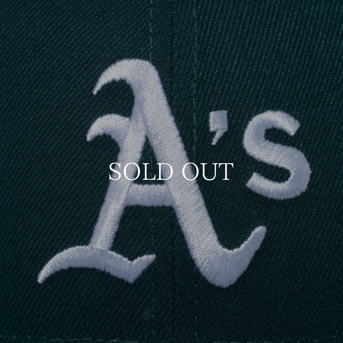 画像7: NEW ERA  9FORTY MLB オークランド・アスレチックス ウーブンパッチ ダークグリーン (7)