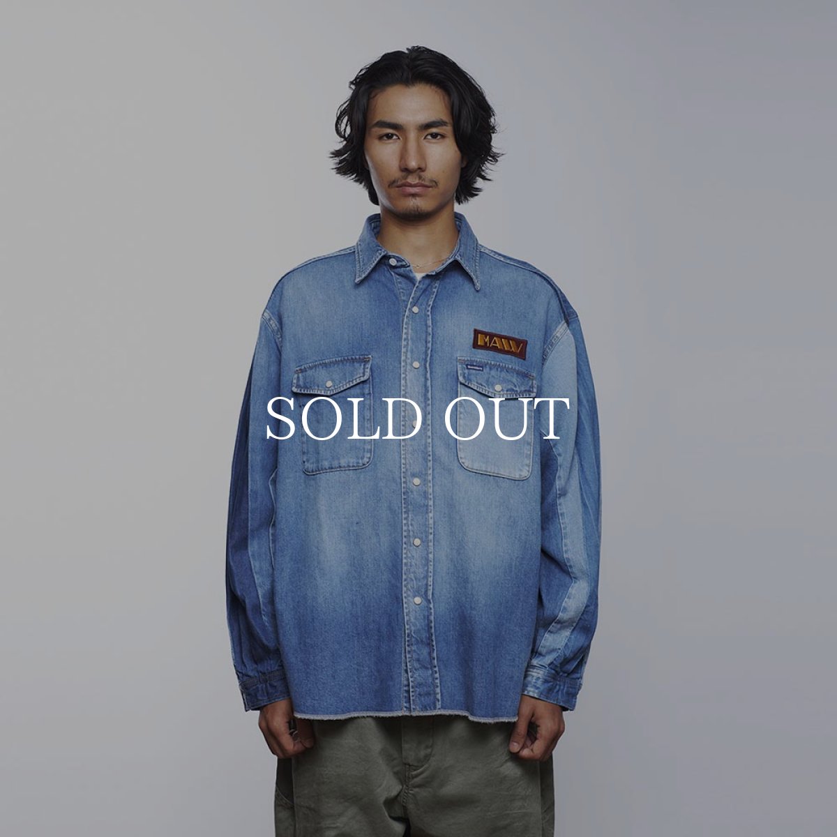 画像7: Liberaiders  REMAKE DENIM SHIRT (7)