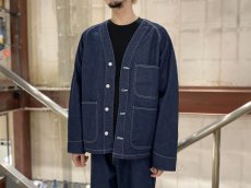 画像8: CALEE  9.5OZ DENIM ENGINEER JACKET (8)