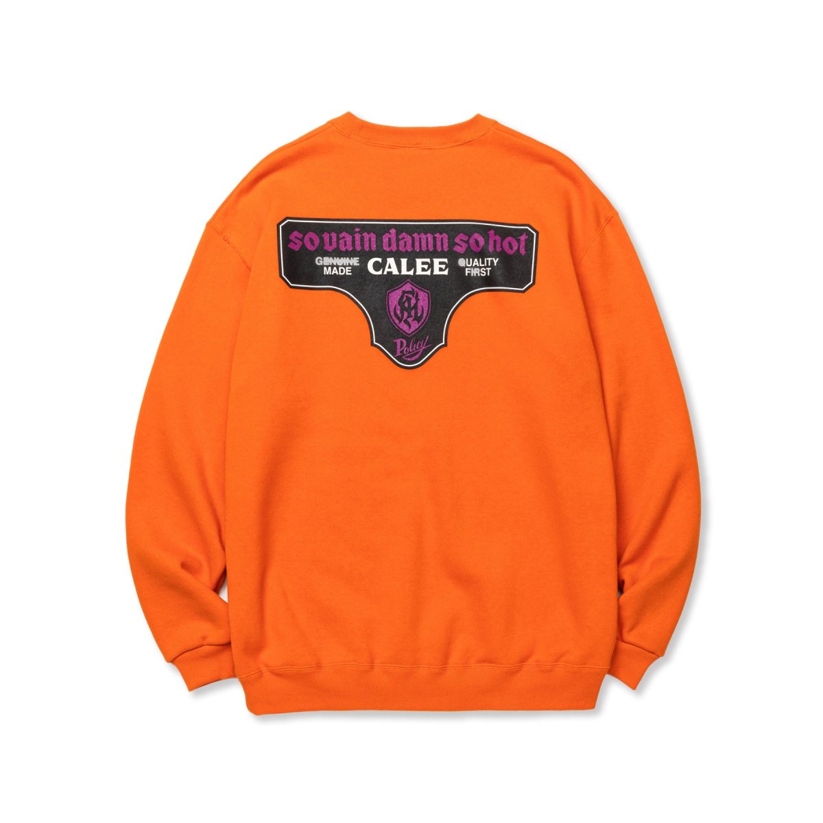 画像10: CALEE   S.V.D.S.H LOGO CREW NECK SW ＜NATURALLY PAINT DESIGN＞ (10)