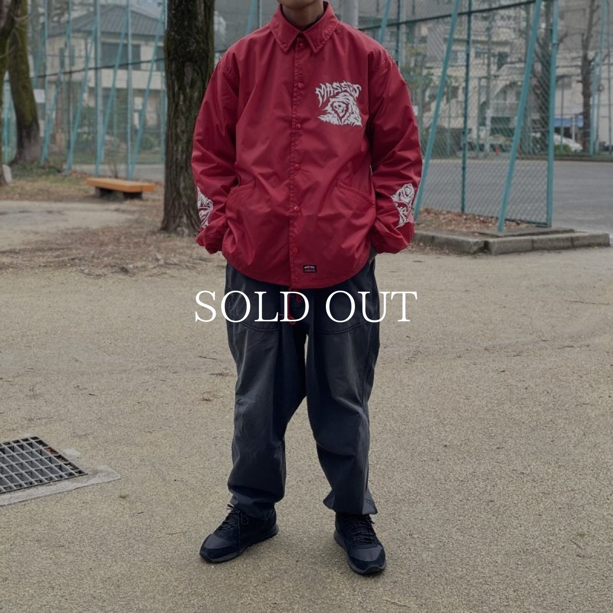 画像9: PORKCHOP GARAGE SUPPLY  ×MASSES NYLON JKT REAPER P (9)