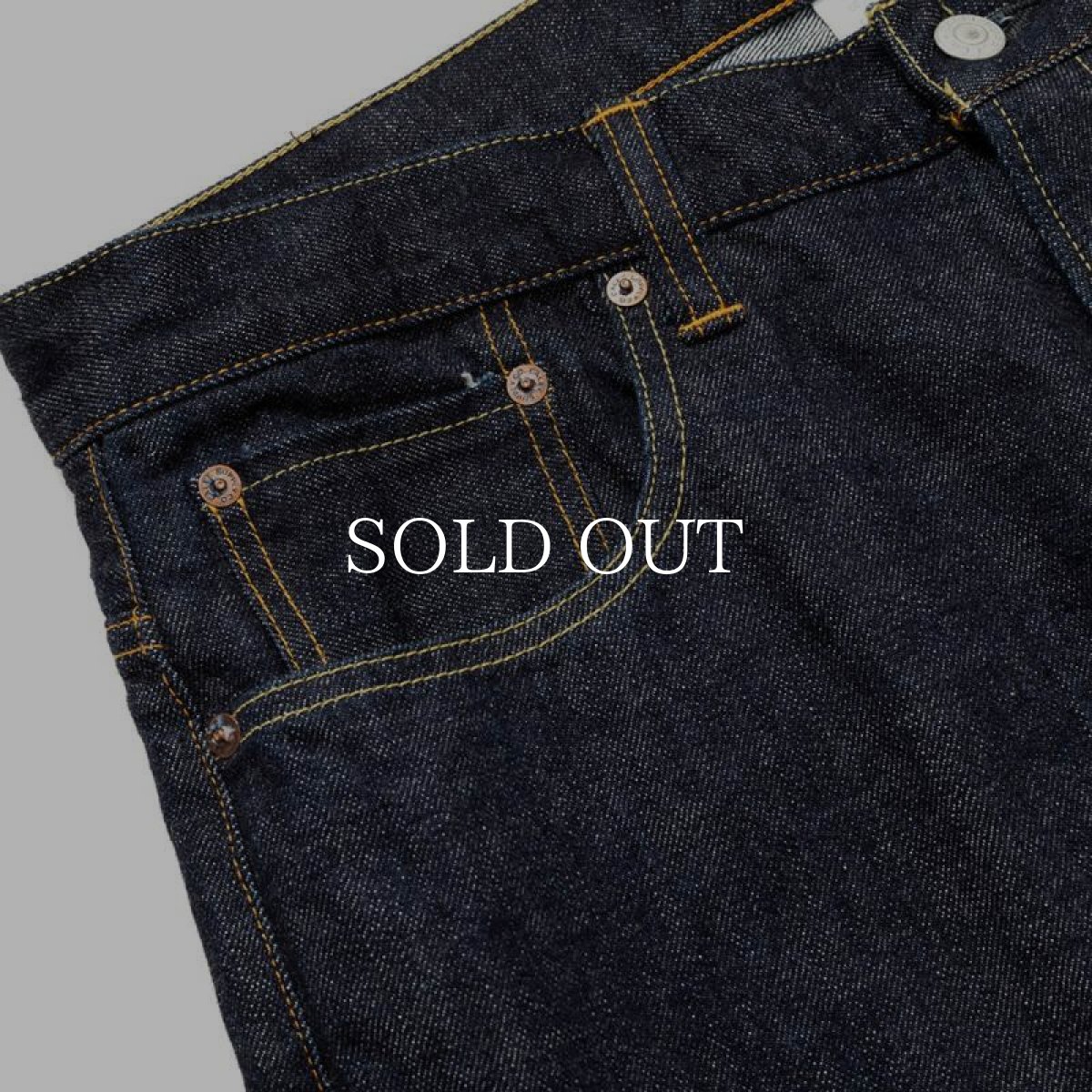 画像4: CALEE  VINTAGE REPRODUCT TAPERED DENIM PANTS (4)