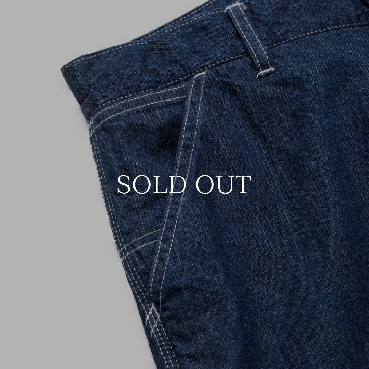 画像4: CALEE  9.5OZ DENIM PAINTER PANTS (4)