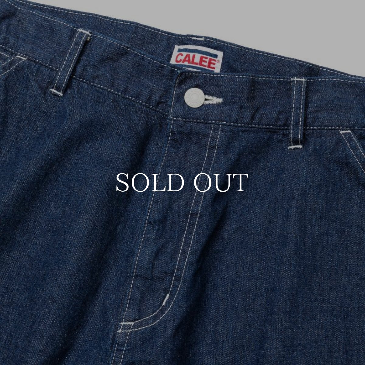 画像3: CALEE  9.5OZ DENIM PAINTER PANTS (3)