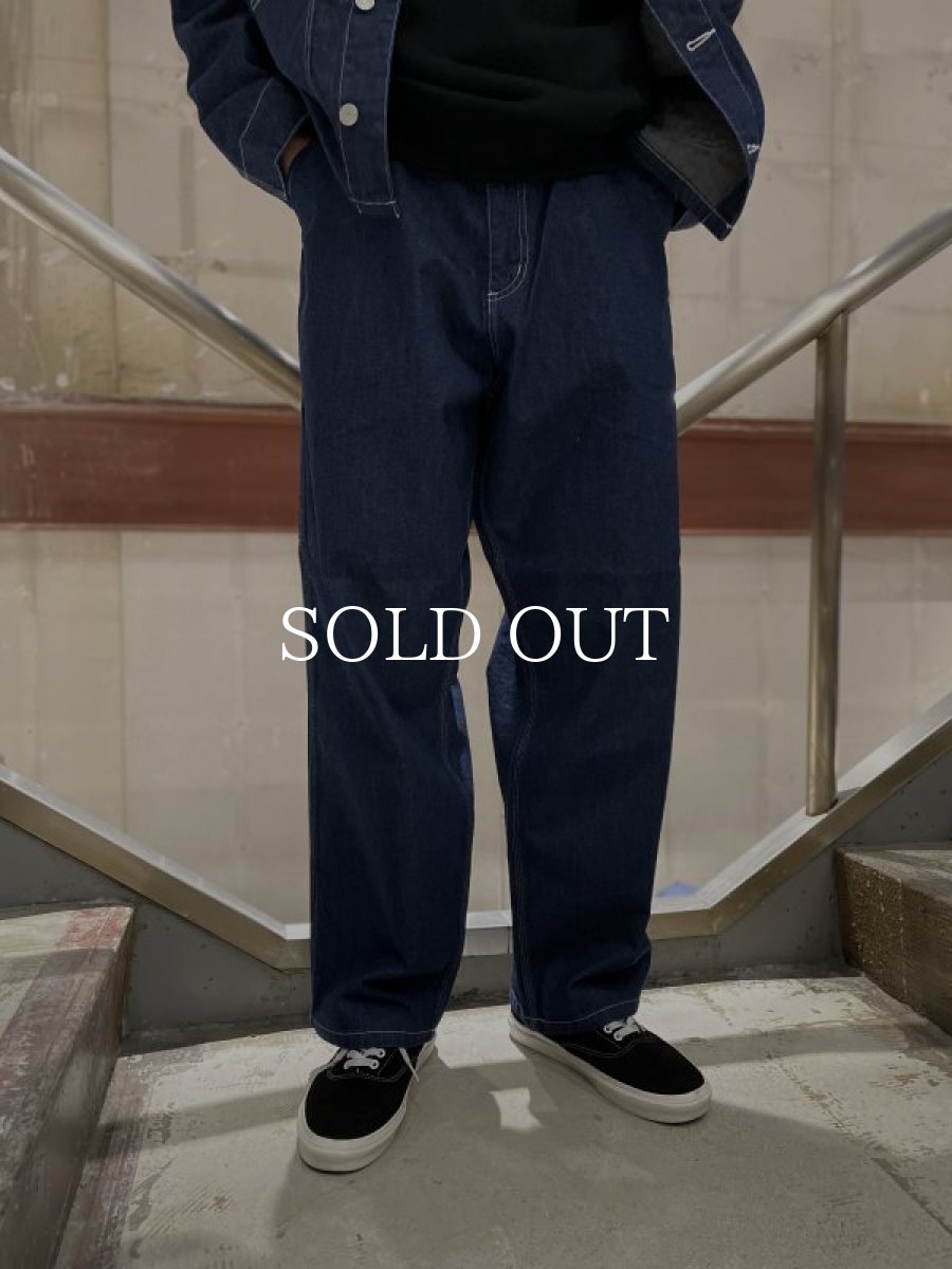 画像9: CALEE  9.5OZ DENIM PAINTER PANTS (9)