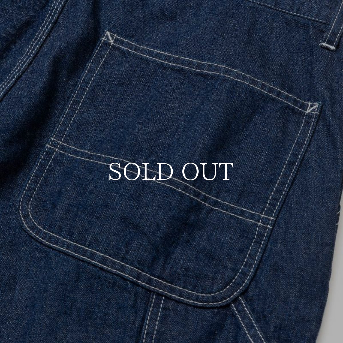 画像6: CALEE  9.5OZ DENIM PAINTER PANTS (6)