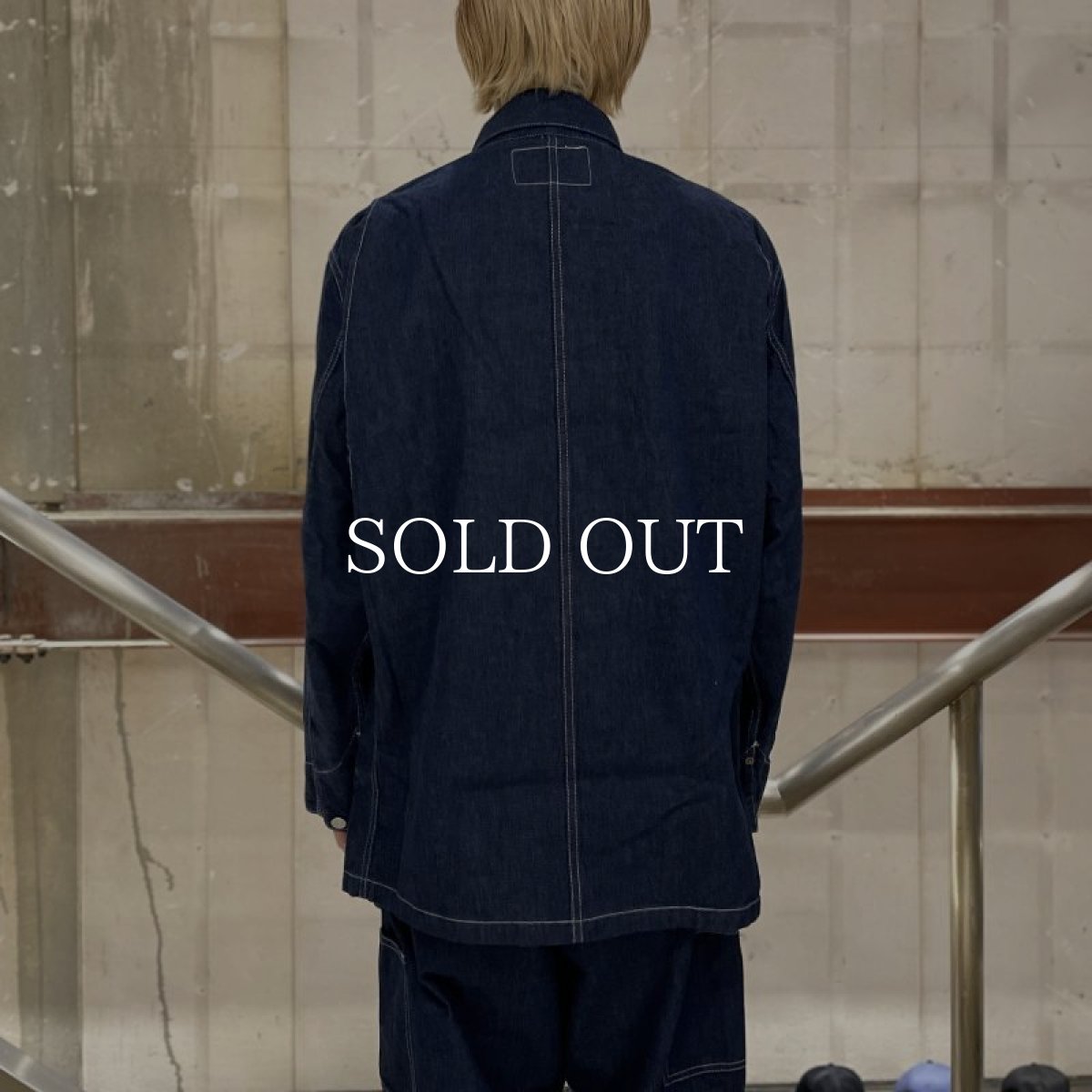 画像9: CALEE  9.5OZ DENIM COVERALL (9)