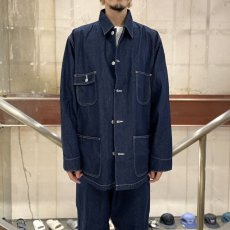 画像8: CALEE  9.5OZ DENIM COVERALL (8)