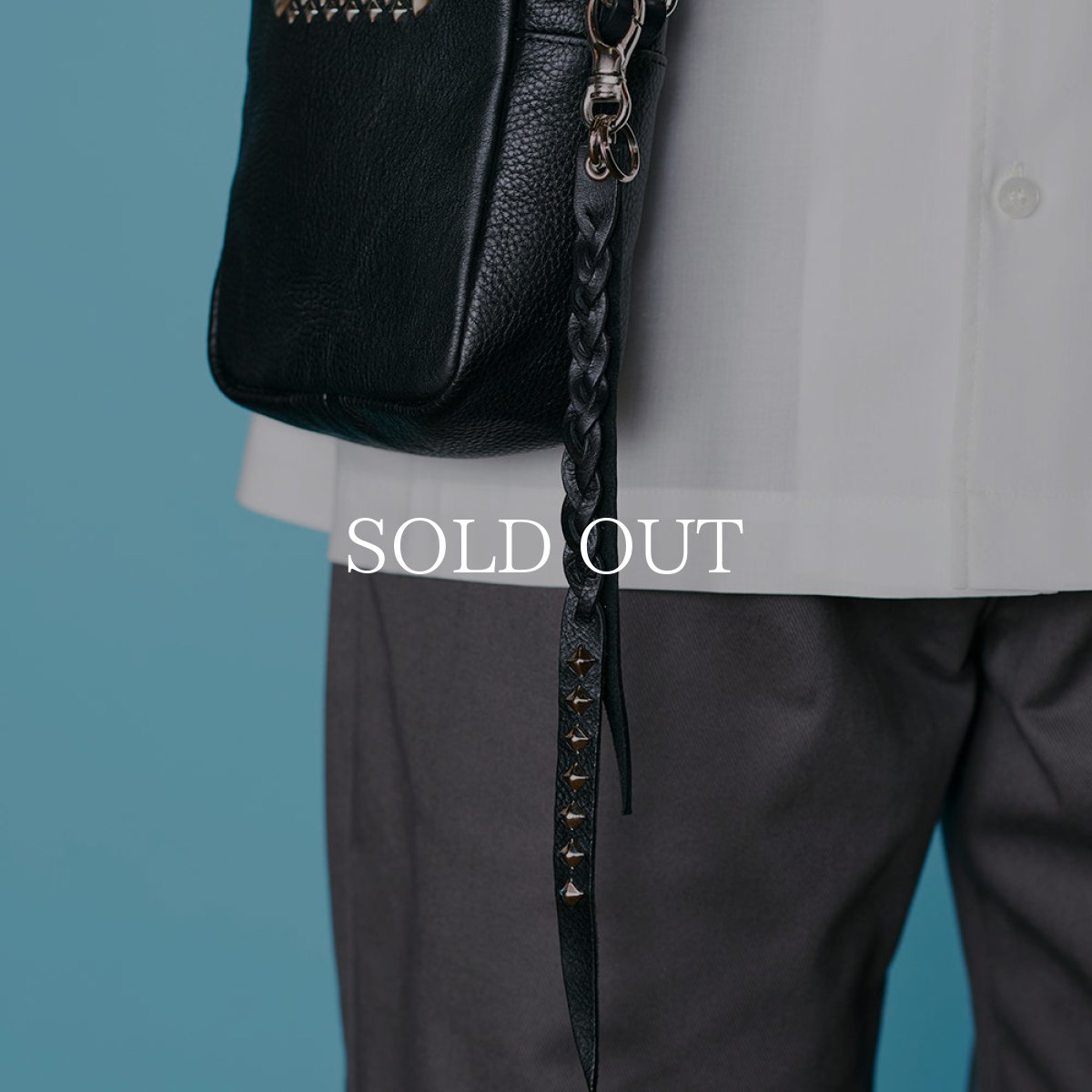 画像5: CALEE  STUDS LEATHER ASSORT KEY RING <TYPE II> B (5)