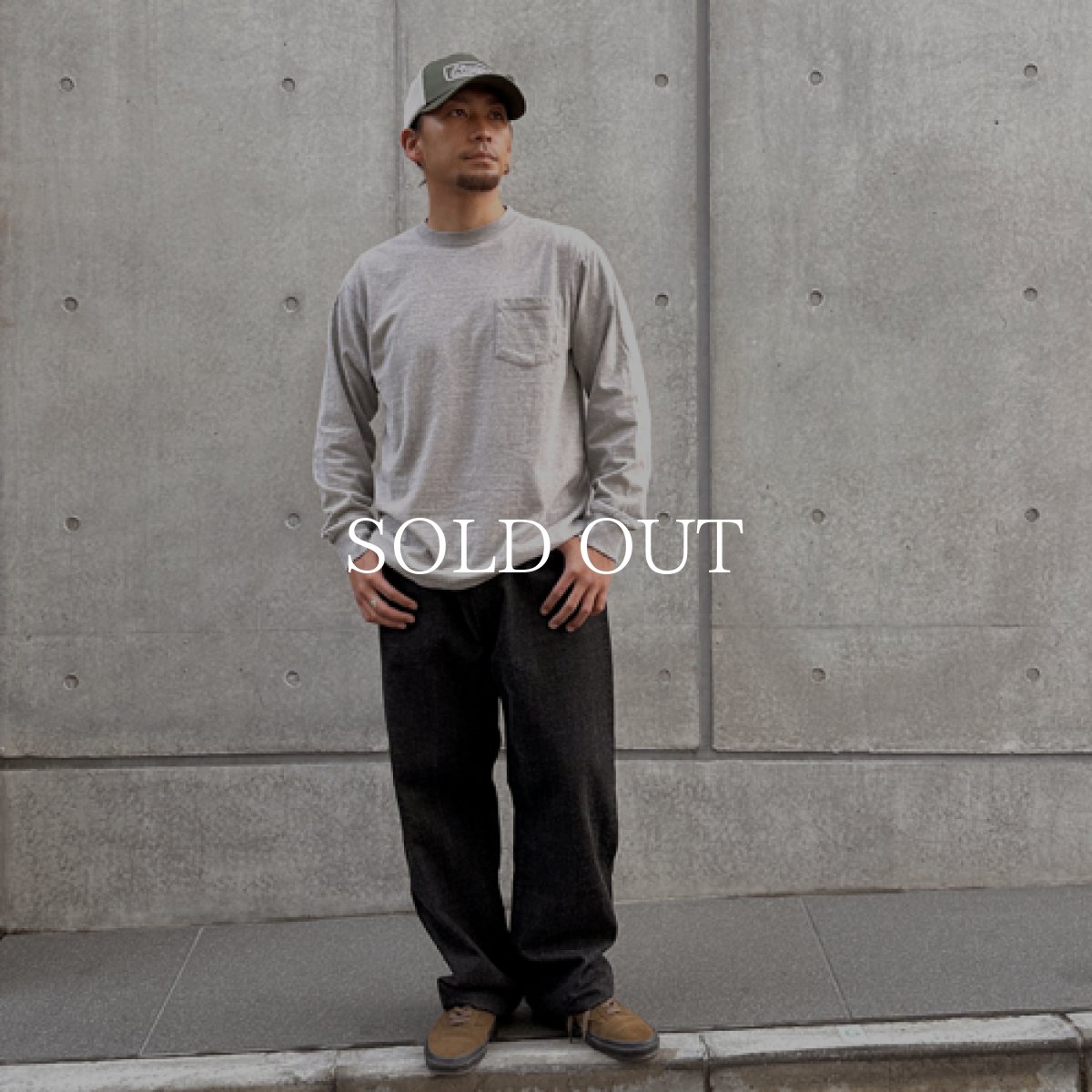 画像10: STANDARD CALIFORNIA  SD Heavyweight Pocket Long Sleeve T Vintage Wash (10)