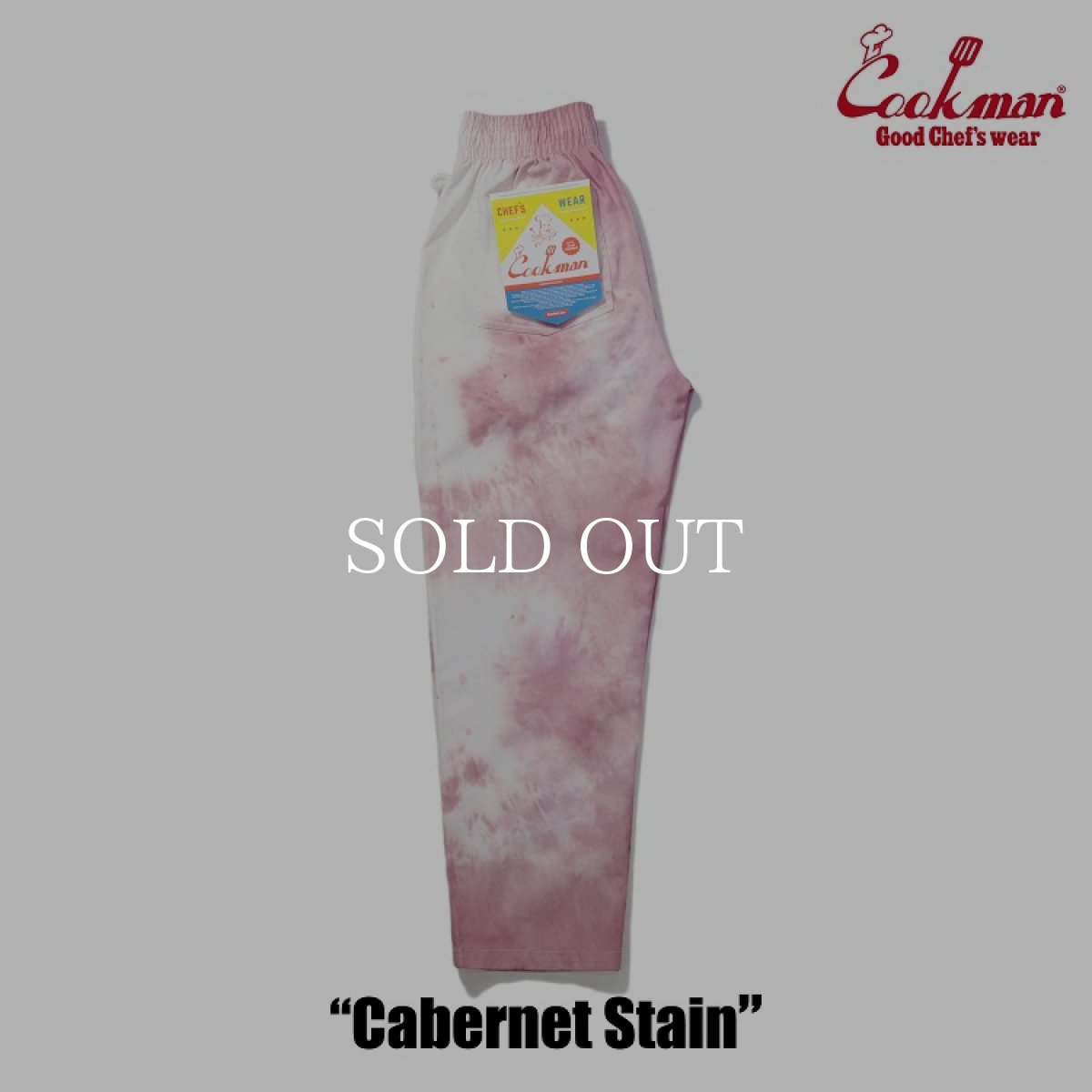 画像6: COOKMAN  Chef Pants Cabernet Stain (6)