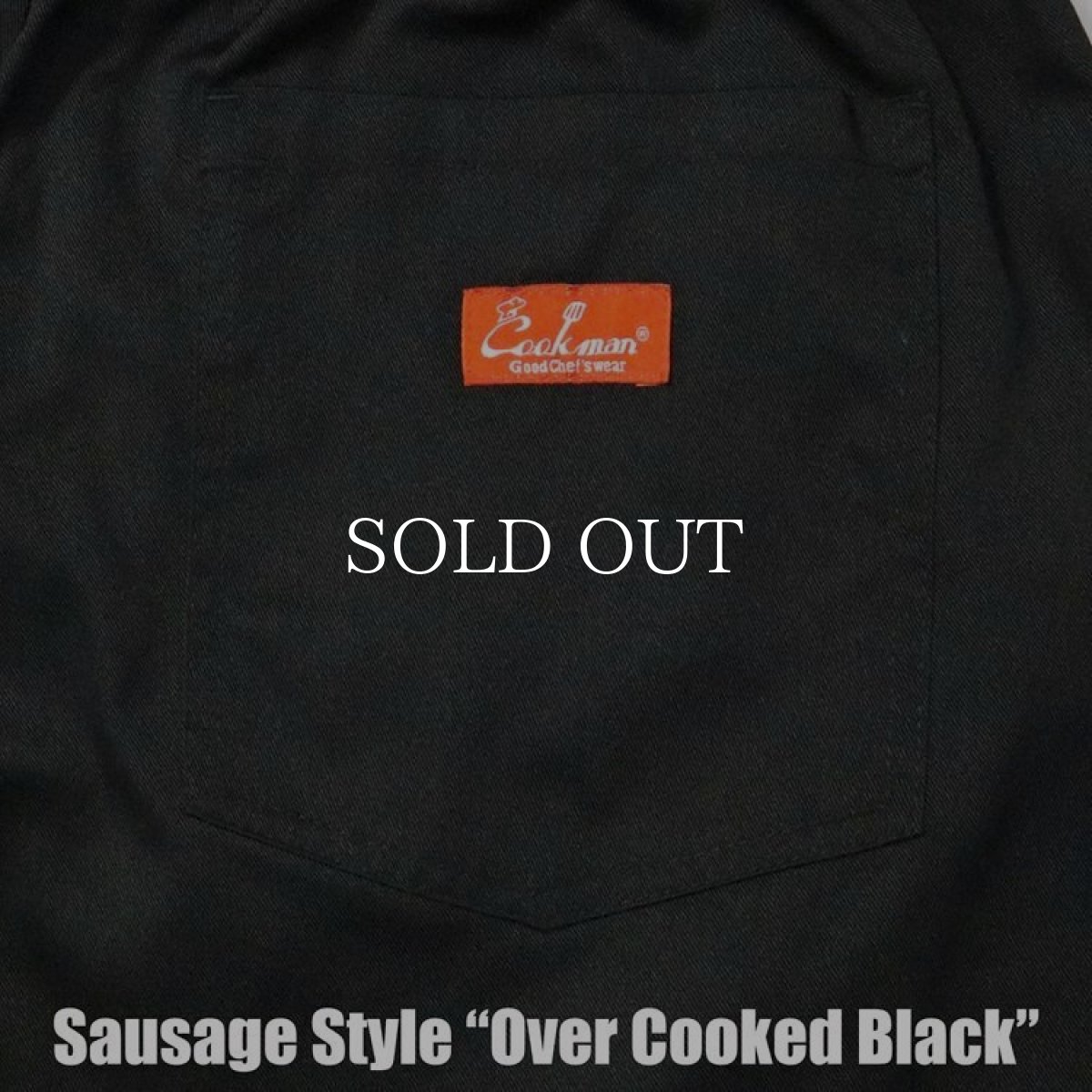 画像11: COOKMAN  Chef Pants Sausage Style Over Cooked Black (11)