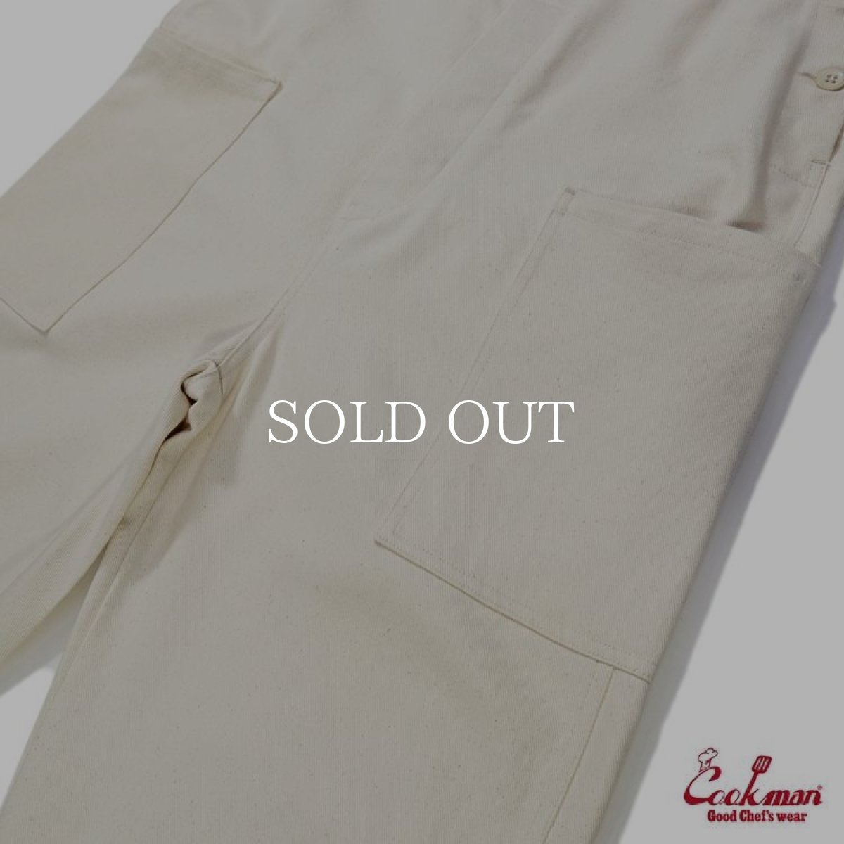 画像9: COOKMAN  Fisherman's Bib Overall Denim Natural (9)