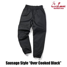 画像4: COOKMAN  Chef Pants Sausage Style Over Cooked Black (4)