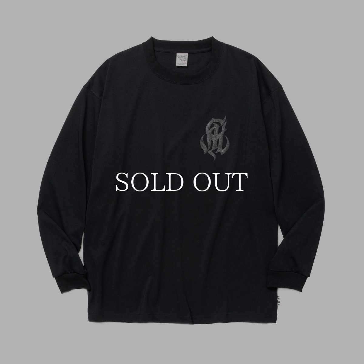 画像6: CALEE  MULTI FUNCTION DROP SHOULDER LOGO L/S TEE (6)