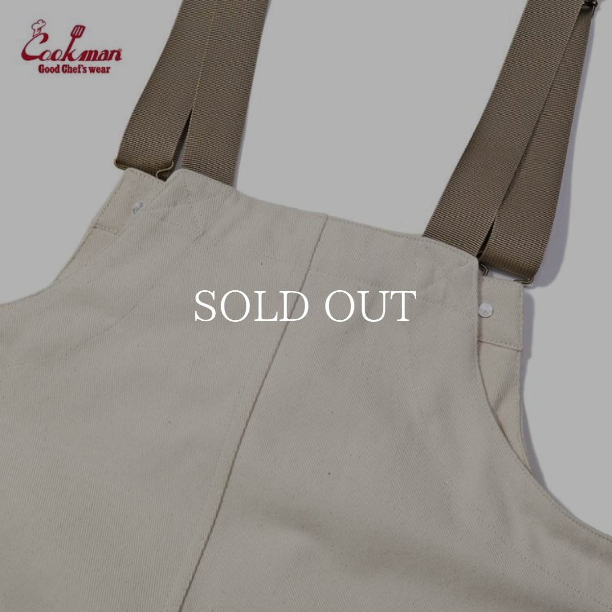 画像7: COOKMAN  Fisherman's Bib Overall Denim Natural (7)