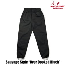 画像2: COOKMAN  Chef Pants Sausage Style Over Cooked Black (2)