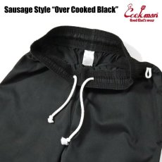 画像9: COOKMAN  Chef Pants Sausage Style Over Cooked Black (9)
