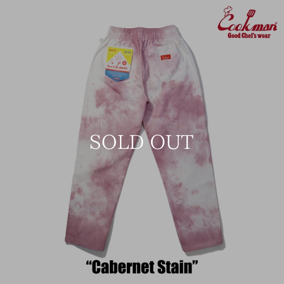 画像3: COOKMAN  Chef Pants Cabernet Stain (3)
