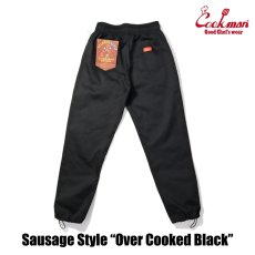 画像3: COOKMAN  Chef Pants Sausage Style Over Cooked Black (3)