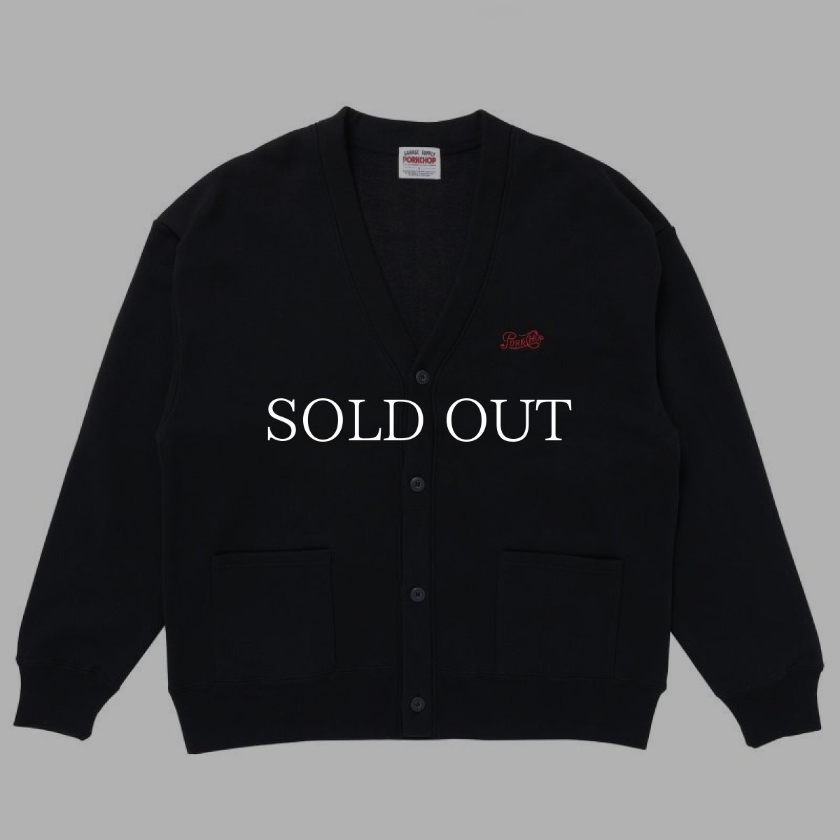 画像1: PORKCHOP GARAGE SUPPLY  PPS SWEAT CARDIGAN (1)