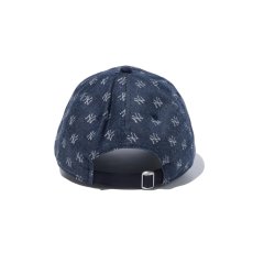 画像6: NEW ERA  9TWENTY MLB Jacquard ニューヨーク・ヤンキース ネイビー × クローム ネイビーバイザー (6)