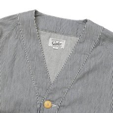 画像3: CALEE  6OZ HICKORY SHIRT CARDIGAN (3)