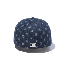 画像3: NEW ERA  59FIFTY MLB Jacquard ニューヨーク・ヤンキース ネイビー × クローム (3)