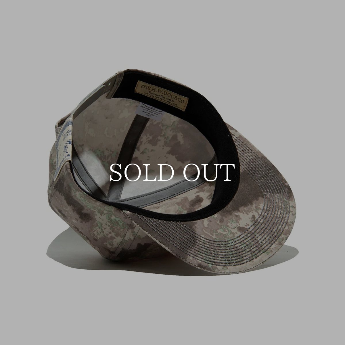 画像10: THE H.W.DOG&CO.  MILITARY TRUCKER CAP (10)