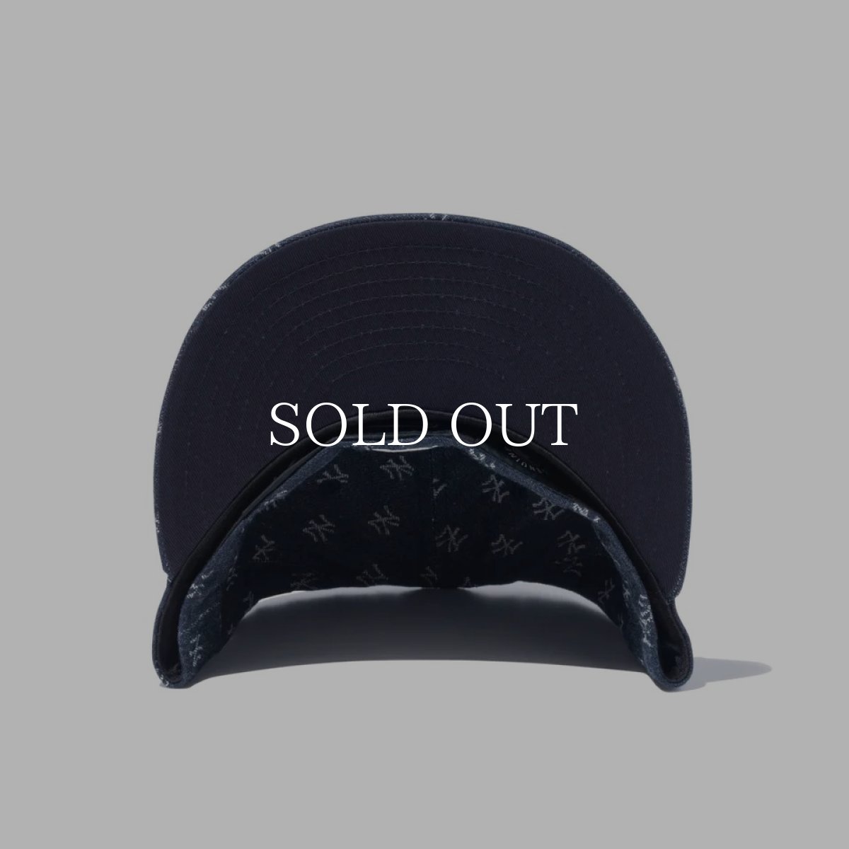 画像7: NEW ERA  59FIFTY MLB Jacquard ニューヨーク・ヤンキース ネイビー × クローム (7)