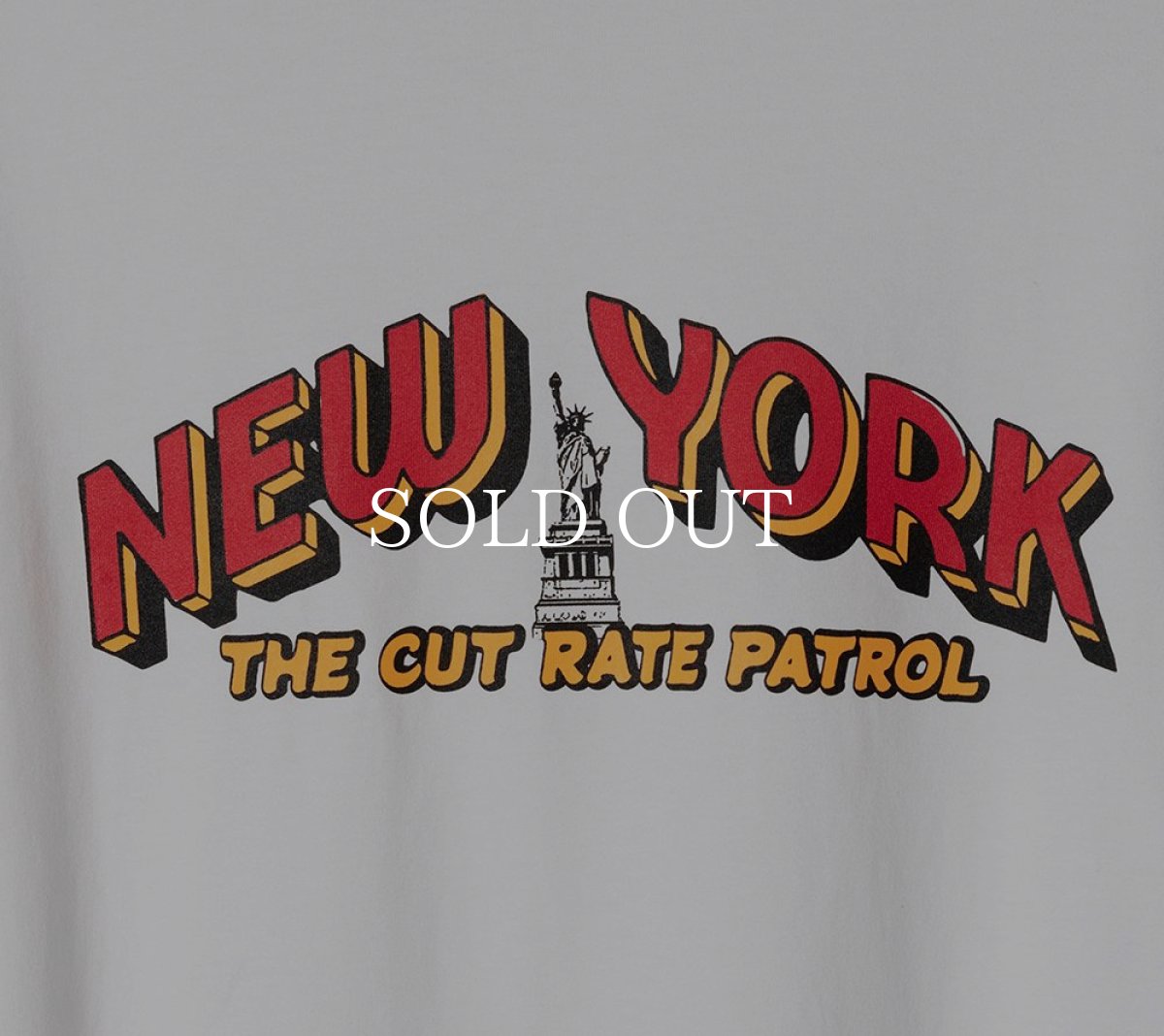 画像4: CUTRATE  NY LOGO DROPSHOULDER L/S TEE (4)