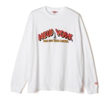 画像1: CUTRATE  NY LOGO DROPSHOULDER L/S TEE (1)