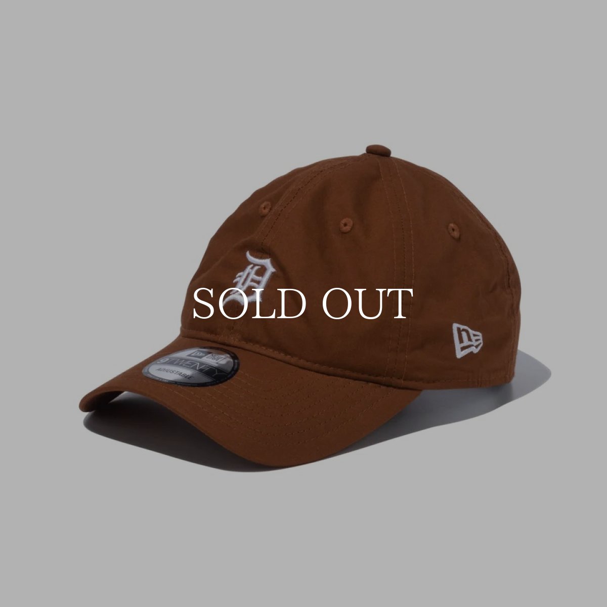 画像4: NEW ERA  9TWENTY MLB Typewriter タイプライター デトロイト・タイガース キャメルブラウン (4)