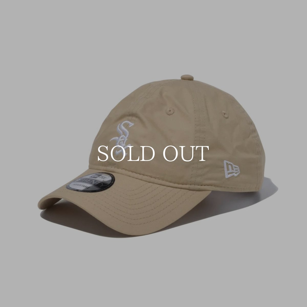 画像4: NEW ERA  9TWENTY MLB Typewriter タイプライター シカゴ・ホワイトソックス ベージュ (4)