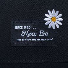 画像7: NEW ERA  9FORTY A-Frame トラッカー Flower Embroidery ウーブンパッチ ブラック (7)