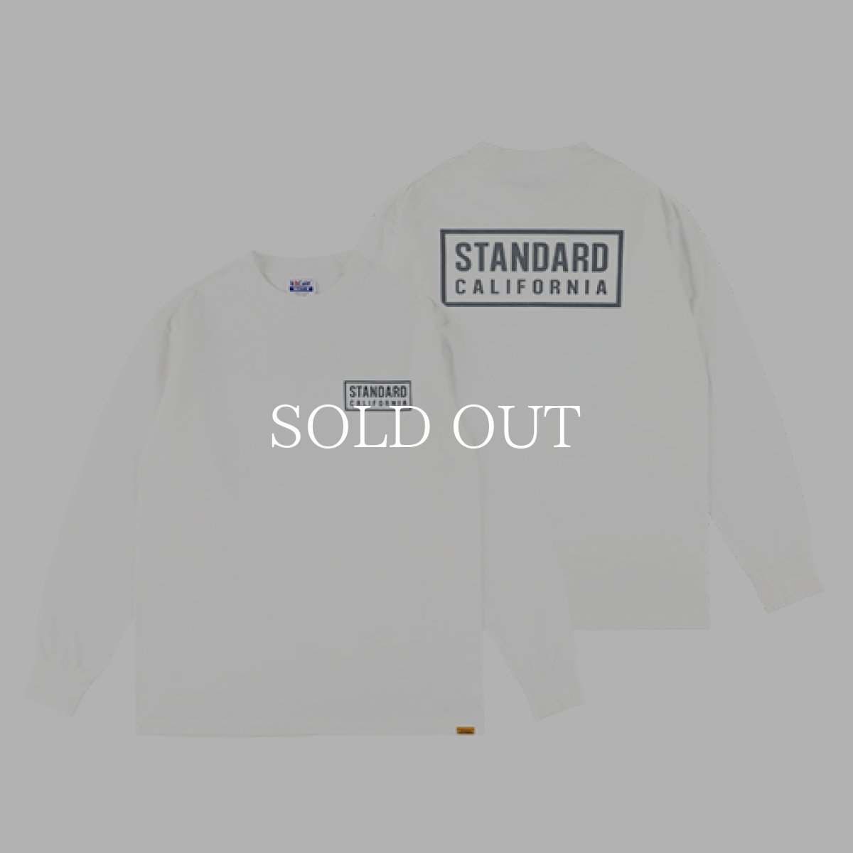画像1: STANDARD CALIFORNIA  SD Heavyweight Box Logo Long Sleeve T (1)