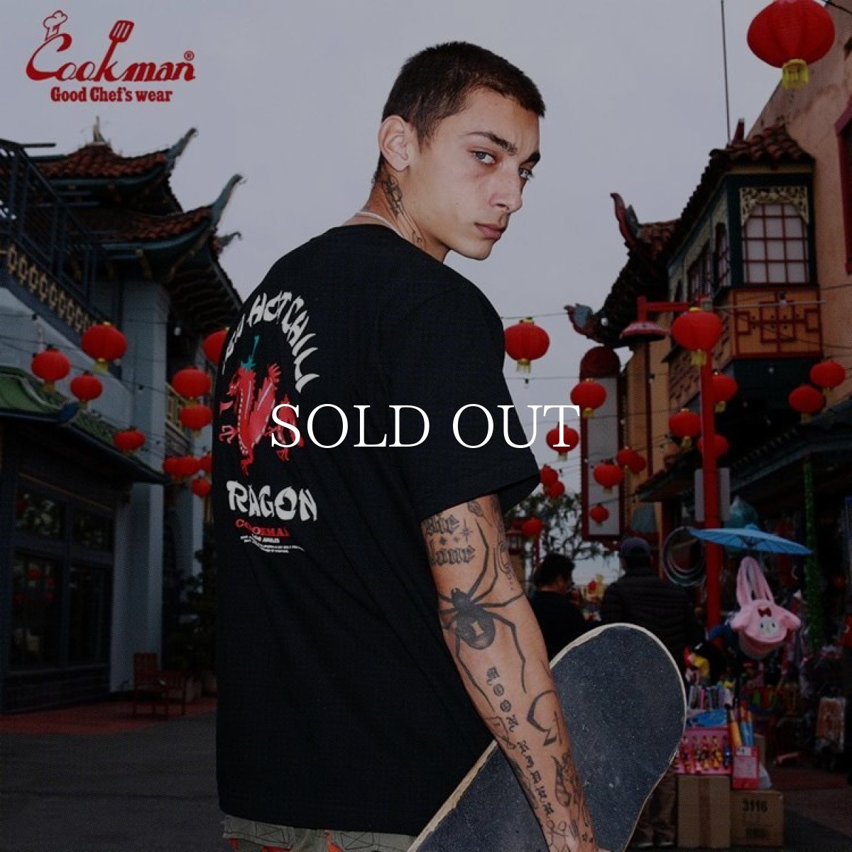 画像13: COOKMAN  Tシャツ Chili Dragon (13)